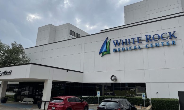White Rock Medical Center temporarily ceased receiving patients via emergency medical services this past weekend after reducing its workforce by nearly 35%