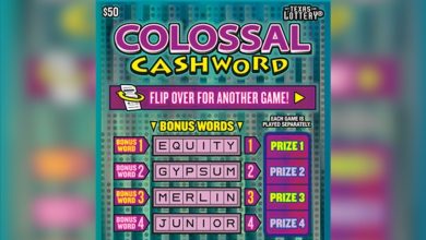 North Texas player wins final $3 million top prize in Colossal Cashword scratch ticket game